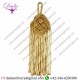 14cm (5,5 Inch)bullion Tassel Gold Metallic Thread And Viscose For Cope Pluviale And Liturgical Vestments