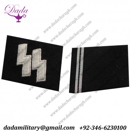 SS- Sturmmann Collar Tabs