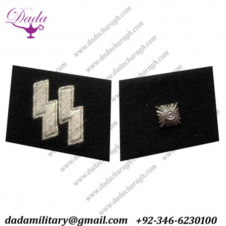 SS- Unterscharfuhrer Collar Tabs