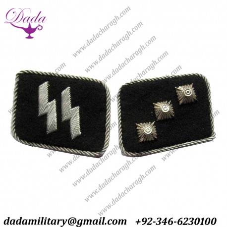 SS Untersturmfuhrer Collar Tabs