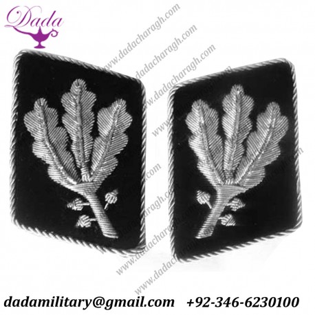 German Allgemeine Ss Officers Collar Tabs