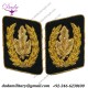 German Organization Todt Collar Tabs Set Hand Embroidered