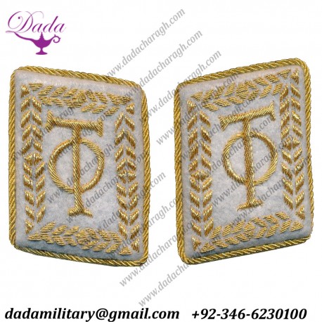 German Ordnungspolizei Generaloberst Der Polizei Ss Police Collar Tabs