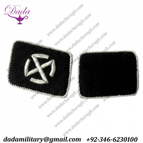 German Ss Nordland Officers Collar Tabs