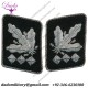 German Ss Oberstgruppenfuhrer Collar Tabs Set Hand Embroidered