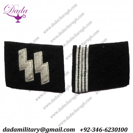 German SS Rottenfuhrer Collar Tabs