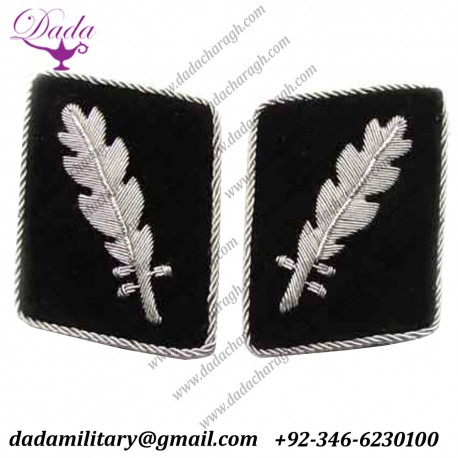 German SS Standartenfuhrer Collar Tabs