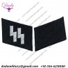 German SS Runes Em Collar Tabs Set, Type 2
