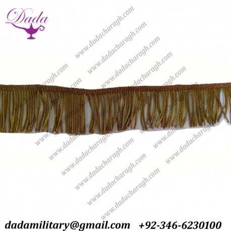 5cm Antique Gold bullion wire fringe ceremonial vestment french military uniform church banner flag supplier