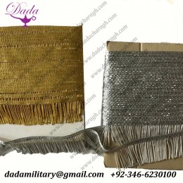 5 cm bullion fringe  gold bullion wire fringe  high quality gold metallic fringe