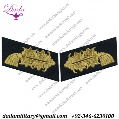 Deutsche Reichsbahn Reichsbahnschutz Generals Collar Tab Set WW11 German