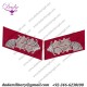 Heer Generals Collar Tabs Set, Rare Silver Variety