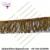 6cm Antique Gold bullion wire fringe ceremonial vestment french military uniform church banner flag