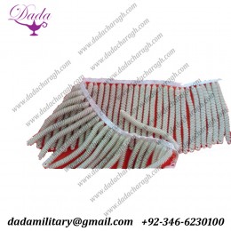 6cm dull Silver thick bullion wire fringe metal 7mm thick diameter metallic ceremonial Decoration vestment 