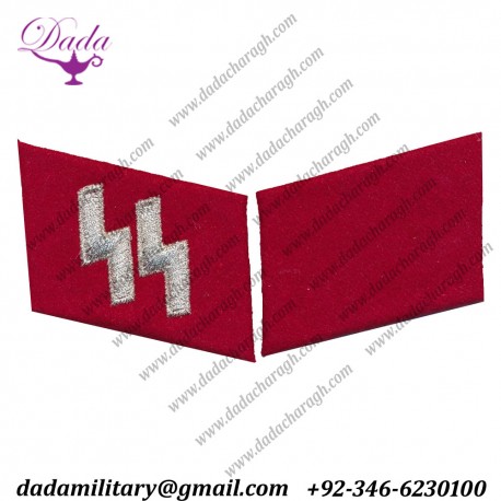 Italian SS 29th Division Officers Collar Tabs