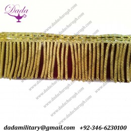 Customized Fringe For Flag Bullion Wire Thread,metallic Material