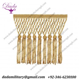 Gold Bullion Wire Thread Entrefino Gold Lattice Fringes