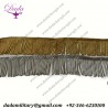 Handmade Fashion High Quality Bullion Wire Tassel Fringe  Silver, Gold
