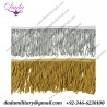 Handmade Gold & Silver Zinc Wire Fringe Width Size