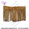 Handmade Gold Bullion Fringes Bullion Wire Fringe In Bright Gold And Silver