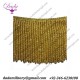 Handmade Gold Cannelloni Fringe (10 Cm)
