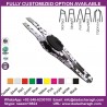 BLACK AND WHITE UNIQUE TWEEZERS SLANTED TWEEZER WITH SOFT GRIP TWEEZERS