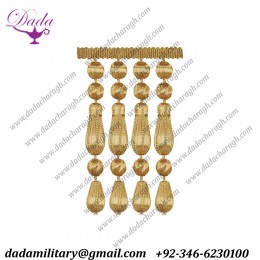 Wood Beads Entrefino gold brother fringes fringe tassel, high quality ceremonial decoration