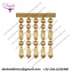 Wood Beads Entrefino gold brother fringes, tassel ,ceremonial ,decoration, Home, Dress, Beaded