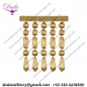 Wood Beads Entrefino gold brother fringes, tassel ,ceremonial ,decoration, Home, Dress, Beaded