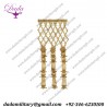 Wood Beads Entrefino gold lattice fringes Gold Bullion wire thread mettalic fringe tassel high quality church decoration