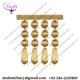 Wooden Beaded Entrefino gold brother fringes fringe tassel high quality ceremonial decoration Beaded Gold Color