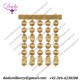 Wooden Beaded Entrefino gold brother fringes fringe tassel high quality ceremonial decoration Beaded Gold Fringe