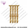 Wooden Beaded Entrefino gold brother fringes fringe tassel high quality ceremonial decoration Beaded