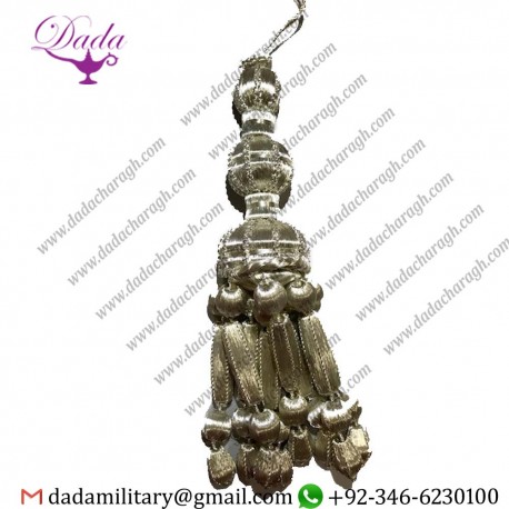 32cms Tassel Pallium In Silver Custom Made