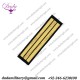 3 bars gold Cuff Rank Sleeve