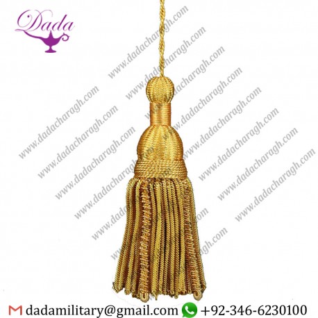Bullion Wire Tassel, Gold Metal Wire Fringe Tassel, High  Quality, French, Decoration