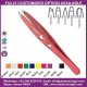 PROFESSIONAL BEAUTY MAKEUP STAINLESS STEEL SLANT TIP EYEBROW TWEEZER, RED COLOUR I LOVE U DESIGN TWEEZER