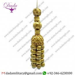 Custom Made Golden Acorn Tassel