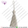 Custom Madetwisted Thread Tassel Silver