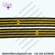 Cuff Braid Diamond Gold Wire Chief Officer Chief Mate Commander Cdr