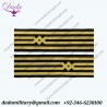 Cuff Rank Sleeve Master Uniform Cuff Braid Diamond Gold wire For Master Chief Captain