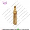 Decorative Bullion Tassel Bullion Wire Tassel Antique In Gold