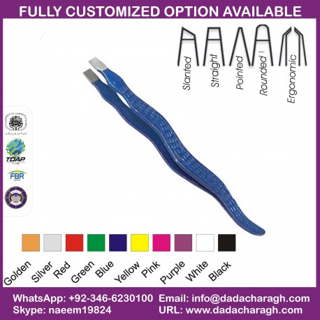 TWEEZERS, SNAKE SHAPE TWEEZERS, STRAIGHT TIPS TWEEZERS