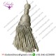 French Silver Metallic Bullion Tassel Trim Passementerie Vestment Church 5 Inches