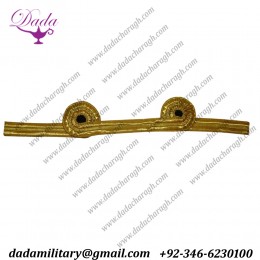 Cuff Rank Sleeve Curls Gold Admiral