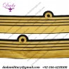Cuff Rank Sleeve Curls on Cloth Admiral