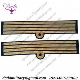 Cuff Rank Sleeve Curls on Cloth Rear Admiral