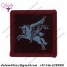 Royal Horse Artillery 7 Para   On 38mm Square Woven Regimental cloth arm badge