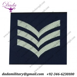 Sergeant Slip-On Rank Badge Woven Air Force Rank Badge