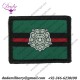 Yorkshire Regiment (Rose On Green Black Red Woven Regimental cloth arm badge